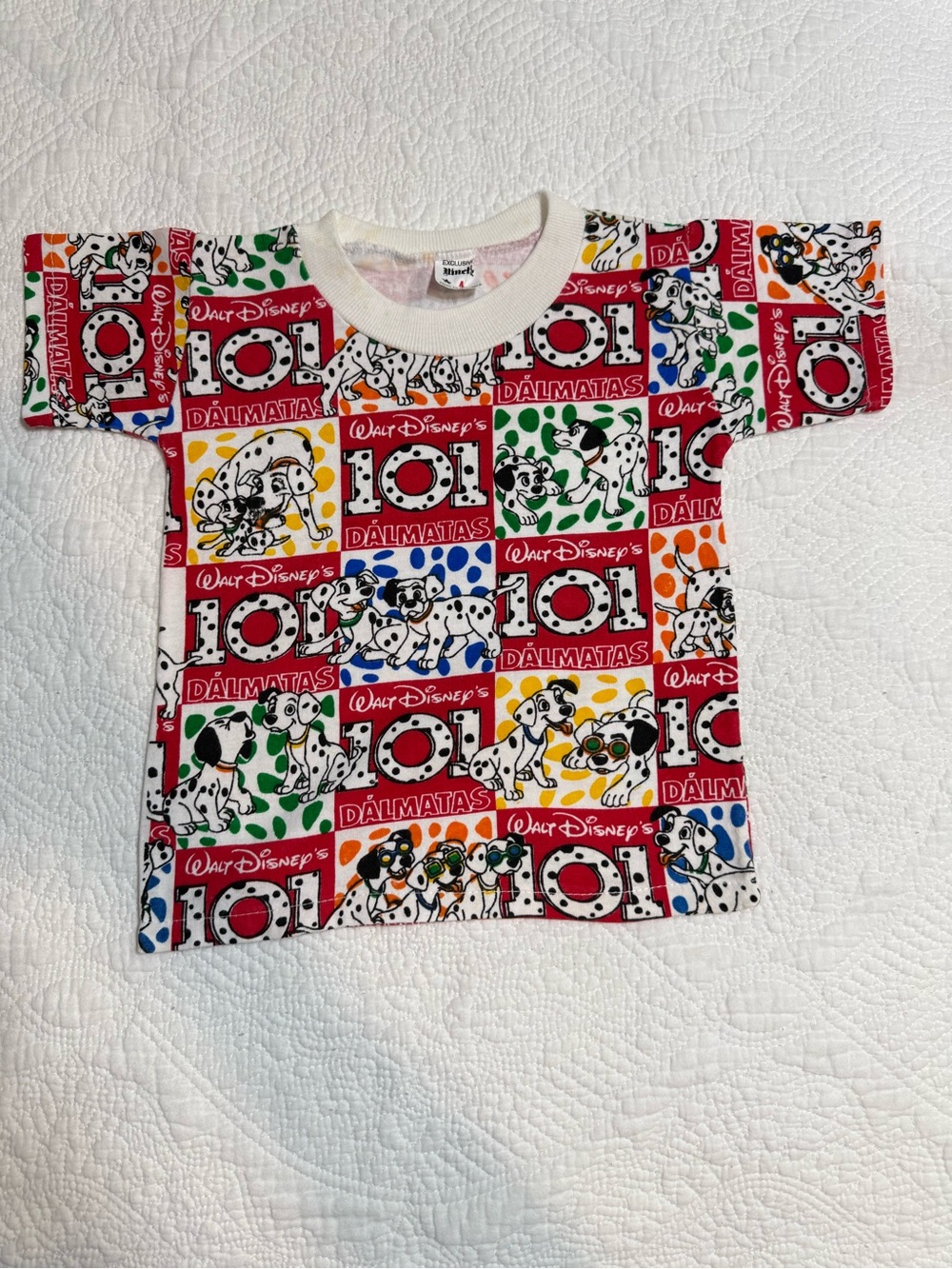 Single stitch Disney 101 Dalmatian Short Sleeve Tee